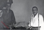 1970 circa Luigi Punzi i ed il figlio Elio nel loro laboratorio di sartoria